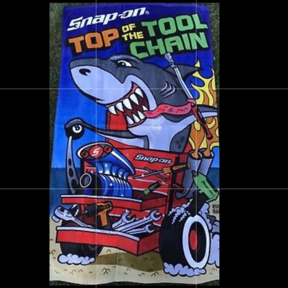 Snap on- beach towel